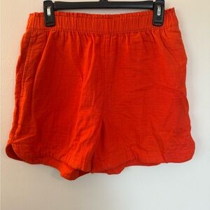 Size Medium Old Navy Bright Orange Shorts